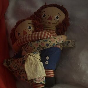 Vintage Raggedy Ann and Andy Dolls